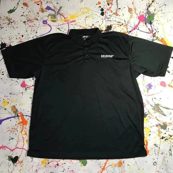 GrubHub (Employee) Polo Shirt 🍱 🚘 - Picture 2 of 4